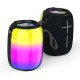 Speaker Wireless Bluetooth Awei Colourful Lights Y525 Black